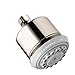 hansgrohe Clubmaster 4-inch Easy Clean Easy Install Showerhead Modern 3-Spray Full, Pulsating Massage, Soft spray with QuickClean in Polished Nickel, 28496831