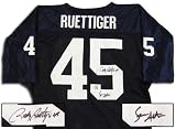 Rudy Ruettiger Autographed Jersey - Sean Astin Dual Notre Dame - Autographed College Jerseys