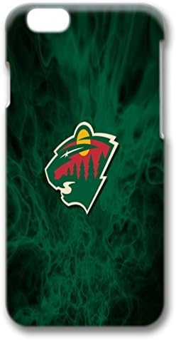 custom and diy for iphone 6 plus 3D NHL Minnesota Wild logo green flames background by customhappyshop by shannon fry