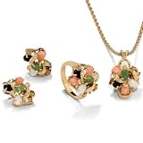 3-Piece 14k Gold-Plated Set