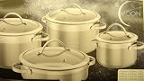 Topf-Set 8 tlg.  Serie “Moon” Induktionsherde geeignet