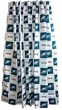Philadelphia EAGLES NFL Checkered Bathroom Shower Curtain
