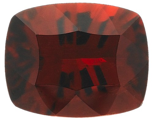 10x6mm Cushion Radial Cut Raja Garnet Loose Gemstone