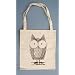 Cute Owl Cotton Tote Bag