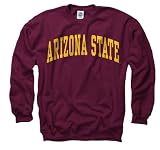 Arizona State Sun Devils Maroon Arch Crewneck Sweatshirt