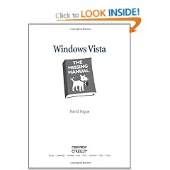 Windows Vista: The Missing Manual (Missing Manuals)