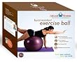Natural Fitness 55cm Burst-Resistant Exercise Ball (Plum)