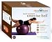 Natural Fitness 55cm Burst-Resistant Exercise Ball (Plum)