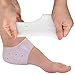 FootMatters Silicone Soft Gel Heel Protector Cushion Pad Wrap - Medical Grade Silicone Gel - Reduce Heel Shock Helping Prevent Heel Bone & Joint Pain - Prevent Painful Irritation, Blisters & Calluses - 1 pair