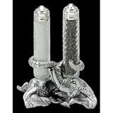 Arthur Court Elephant Salt-and-Pepper Set in Stand