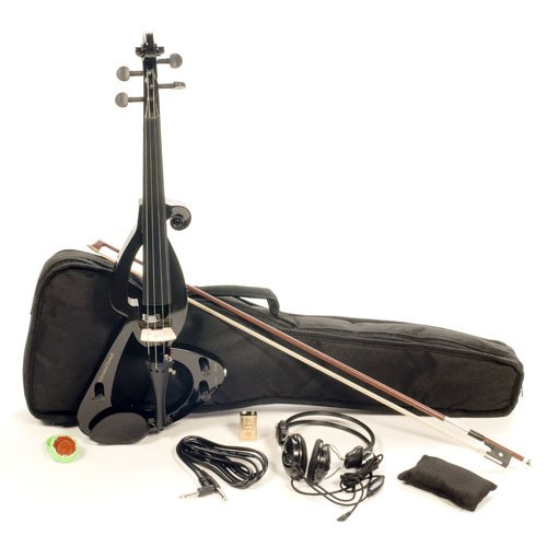 Childrens Toyshop  Musical Instruments : Full Size Electric Violin with Case and Accessories