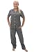 Women’s Short Sleeve Pajama Set , Black Striped Medium (A0518P11MD)