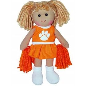  Clemson Tigers Plush Cheerleader Doll