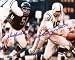 Dick Butkus Johnny Unitas Signed 8x10