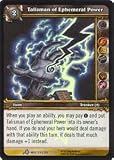 Talisman of Ephemeral Power Rare - World of Warcraft Molten Core Raid Deck