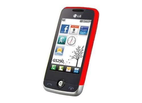 LG GS290 Cookie Smartphone (7.6 cm (3 Zoll) Display, Touchscreen, 2 Megapixel Kamera) weiß/rot
