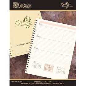 Scully Desk Wire Bound Weekly Refill 2009