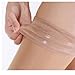 BriteLeafs Opaque Thigh High Compression Stockings Firm Support 20-30 mmHg, Stay-Up Lace Top, Silicone Band, Profssional Grade Graduated Compression - Beige, Medium, Closed Toe