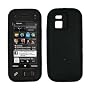 Premium Black Soft Silicone Gel Skin Cover Case for Nokia N97 Mini [Accessory Export Packaging]