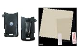 PCMICROSTORE Brand Swivel Belt Clip Holster for Motorola MOTORAZR RAZR V3xx - (Bundled with Universal Screen Protector Kit)