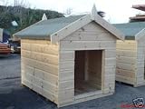 QUALITY DOG KENNEL FOR LARGE DOG TRADITIONAL STYLE MADE WITH SWEDISH REDWOOD TIMBER T&G