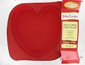 Betty Crocker Red Silicone Heart Shape Cake Pan