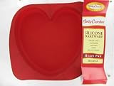 Betty Crocker Red Silicone Heart Shape Cake Pan