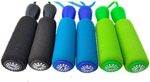 Speed Jump Rope by Veluxio - Best Skipping Rope for Crossfit, Exercise & Fitness Workouts - High Quality Padded Gym Jumping Rope for Kids, Adults, Womens & Mens - Available in 3 Colors and Comes with 100% Money-Back Satisfaction Guarantee.