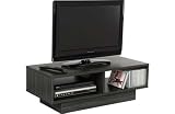 TV & Entertainment Unit In Black Ash Effect - Ideal for TV's up to 32
