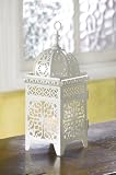 25 WHITE MOROCCAN WEDDING CANDLE LANTERN CENTERPIECES