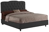 Shantung Fancy Tftd Cmplt Bed Queen Black