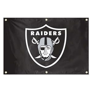NFL Oakland Raiders 2-Foot x 3-Foot Team Banner