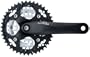 Shimano Alivio M411 Hybrid Crankset (Black 175mm X 48/38/28)