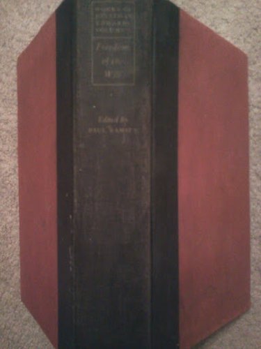 The Works of Jonathan Edwards, Volume I: Freedom of the Will