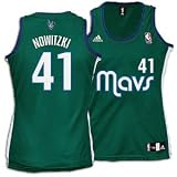 adidas Dallas Mavericks #41 Dirk Nowitzki White Replica Basketball Jersey