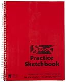 Sax Spiralbound Practice Sketchbook - 8 1/2 x 11 inches - 100 Sheets per Pad - White