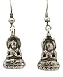 Sterling Silver Buddha Earrings