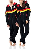 ZIPUPS Mono-Pijama World Deutschland (Negro / Rojo / Amarillo)