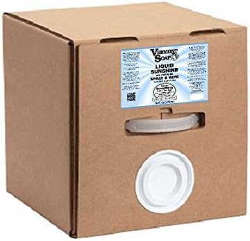 5 Gallon Unscented Liquid Sunshine Nontoxic Spray & Wipe Cleaner Cubetainer