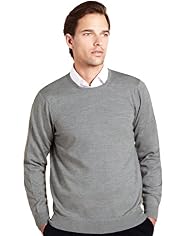 Collezione Pure Merino Wool Crew Neck Jumper