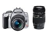 Canon Digital Rebel XTi 10.1MP Digital SLR Camera with EF-S 18-55mm f/3.5-5.6 Lens (Silver) + Tamron 70-300mm f/4-5.6 Di LD Lens