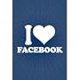 I Love Facebook (Blue) Art Poster Print - 13x19