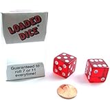 1 X Transparent Loaded Dice (2)