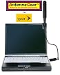 Sprint Sierra Wireless Compass 597 597U USB Modem BLADE ANTENNA w/Laptop Clip - OEM SMK TS-9