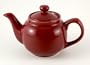 Ceramic Burgundy Classic 2 Cup Teapot