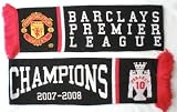 Manchester Utd F.C. Premier League Champions Scarf Perfect 10