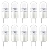 10er Set LED G4 Sternenhimmel Lämpchen mit 3 warm-weißen LEDs von parlat (12 Volt AC/DC, Lampe Leuchtmittel, Energiesparlampe, Haushaltspackung, 12V)