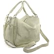 Faux Leather Bowler Style Handbag