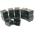 12 Earring Gift Boxes Black Gold Showcase Display