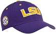 Louisiana State Adult Adjustable Triple Conference Hat, Purple